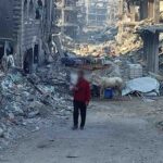 ZONA AFECTADA POR CONFLICTO EN GAZA