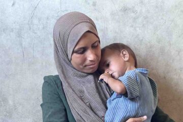 MADRE DE GAZA DON SU HIJO
