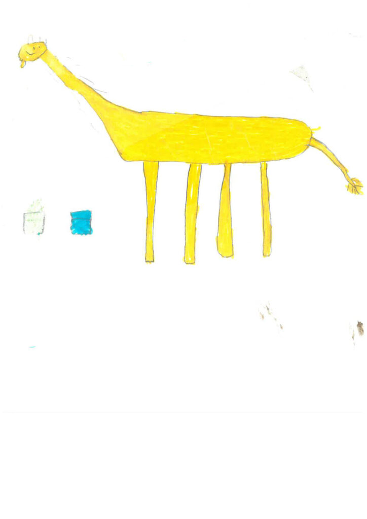 DIBUJO ANIMAL NIÑOS DE GAZA