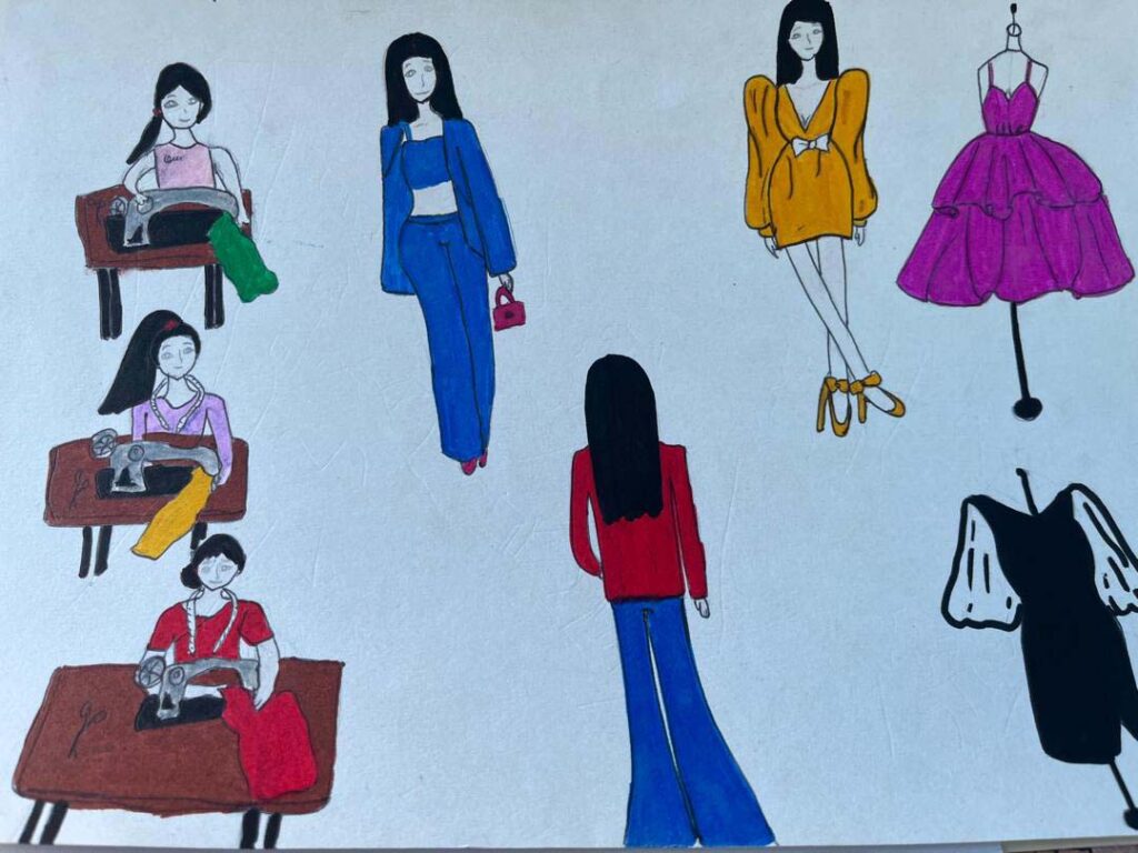 DIBUJO PASARELA NIÑOS DE GAZA