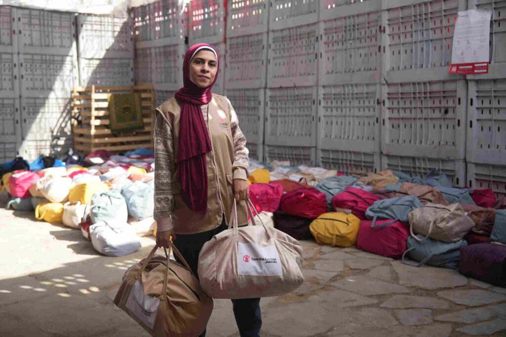 Shurouq trabajadora humanitaria de Save the Children en Gaza