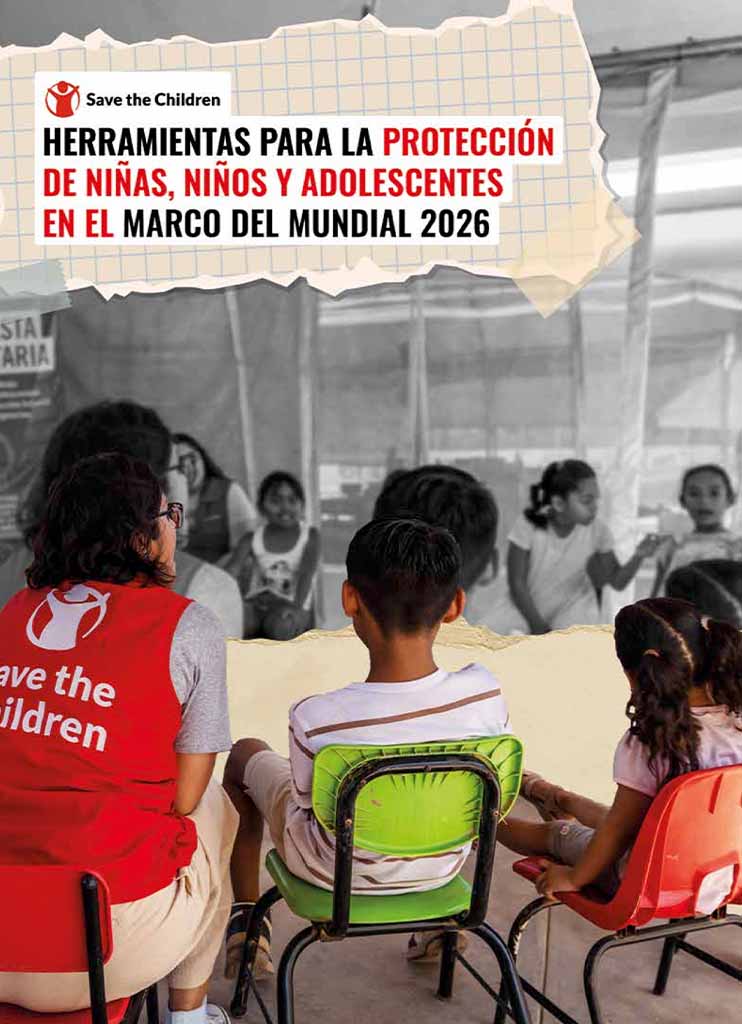 Portada Herramientas para la Protección de niñas, niños y adolescentes en el marco del Mundial 2026