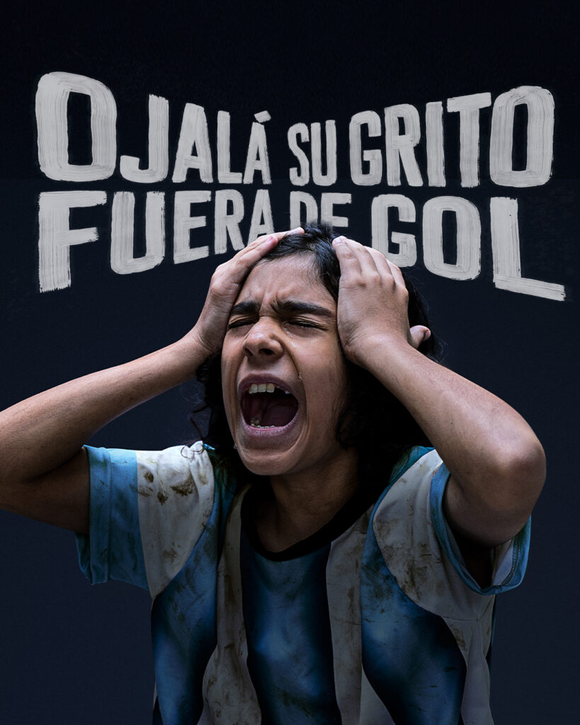 niñas y niños gritan en argentina