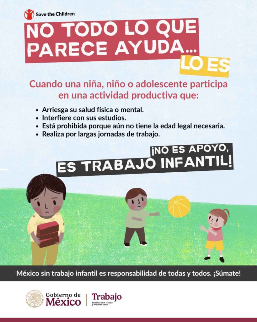 Campaña para prevenir y erradicar el trabajo infantil