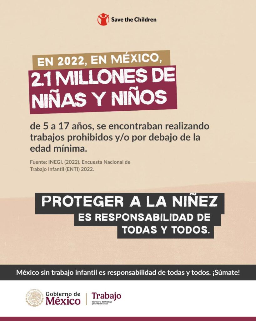 Campaña para prevenir y erradicar el trabajo infantil