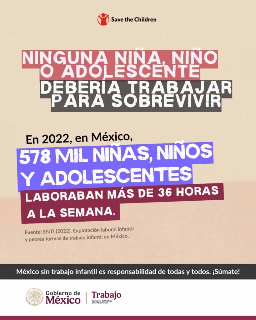 Campaña para prevenir y erradicar el trabajo infantil