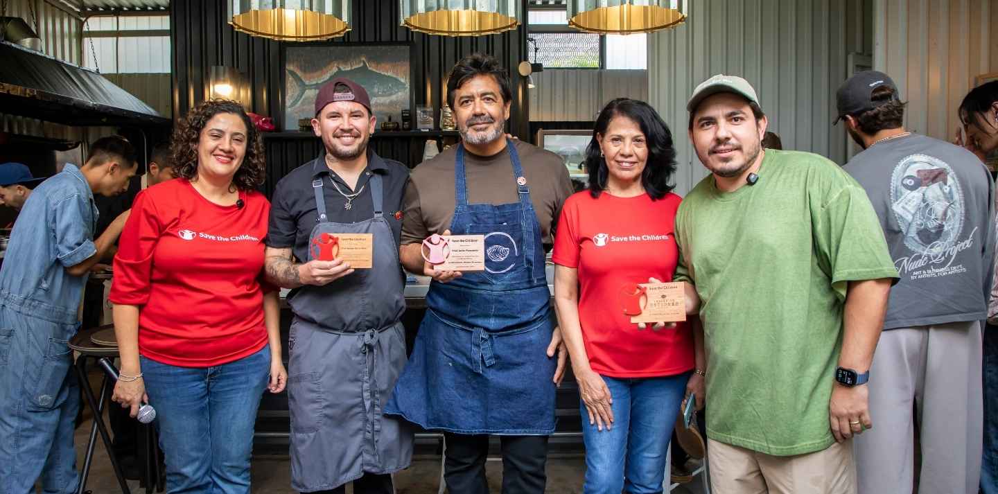 Save the Children reúne a los chefs Javier Plascencia y Sergio “Checo” de la Peña por la niñez de familias jornaleras agrícolas en Sinaloa 