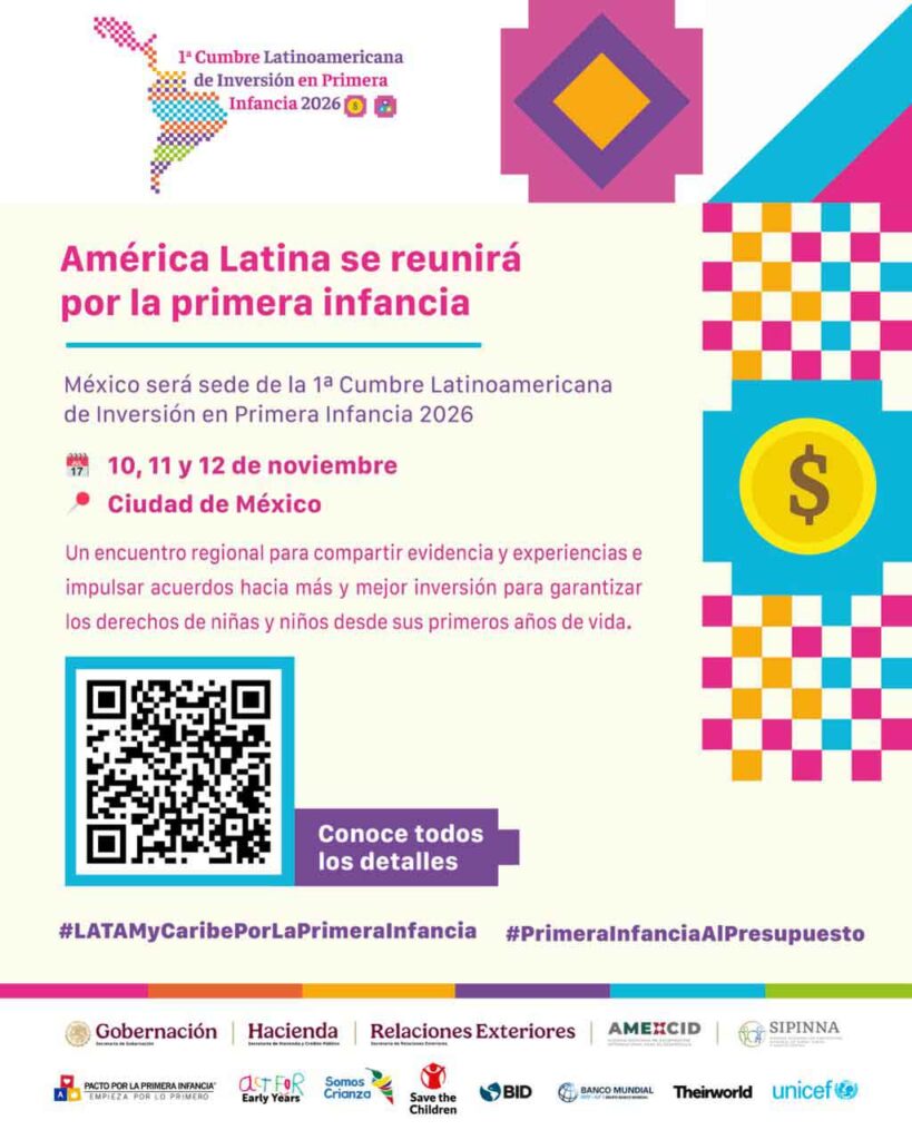 INVITACIÓN CUMBRE LATINOAMERICANA DE INVERSIÓN EN PRIMERA INFANCIA